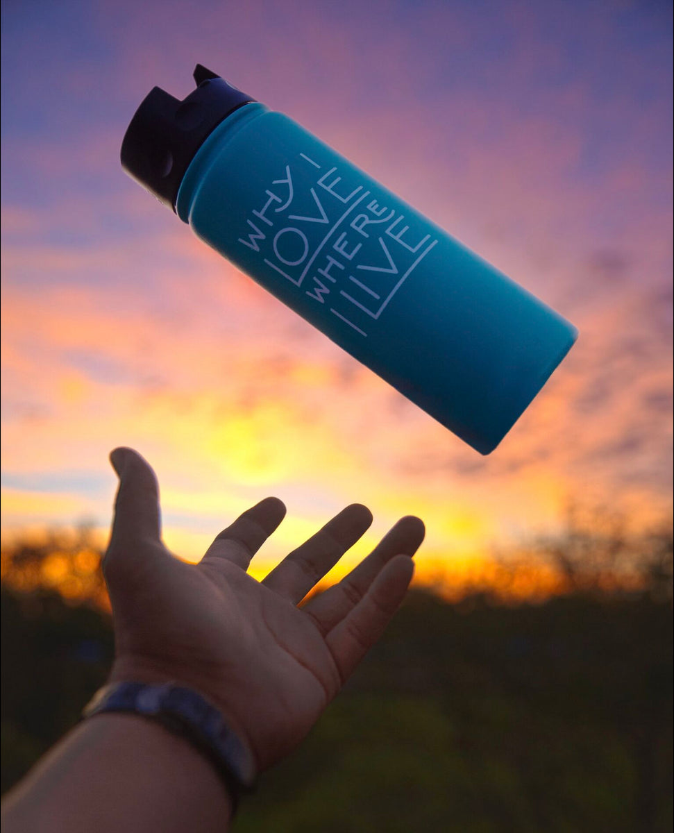 Water Bottle  34 oz – Why I Love Where I Live