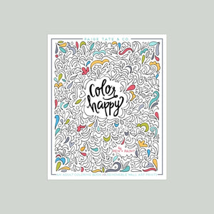 Color Happy: Adult Coloring Book