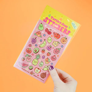 Cute Fruit Vinyl Sticker Sheet