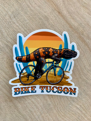 Bike Tucson Sticker | Gila Monster