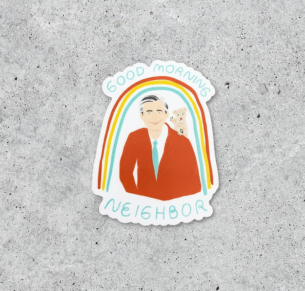 Mr. Rogers Good Morning Neighbor Vinyl Sticker