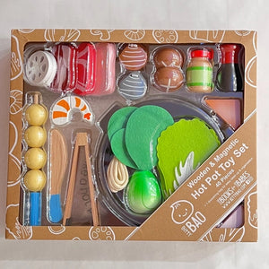 Wooden and Magnetic Hot Pot Toy Set - Bitty Bao