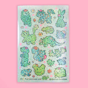 Cactus Critters Vinyl Sticker Sheet