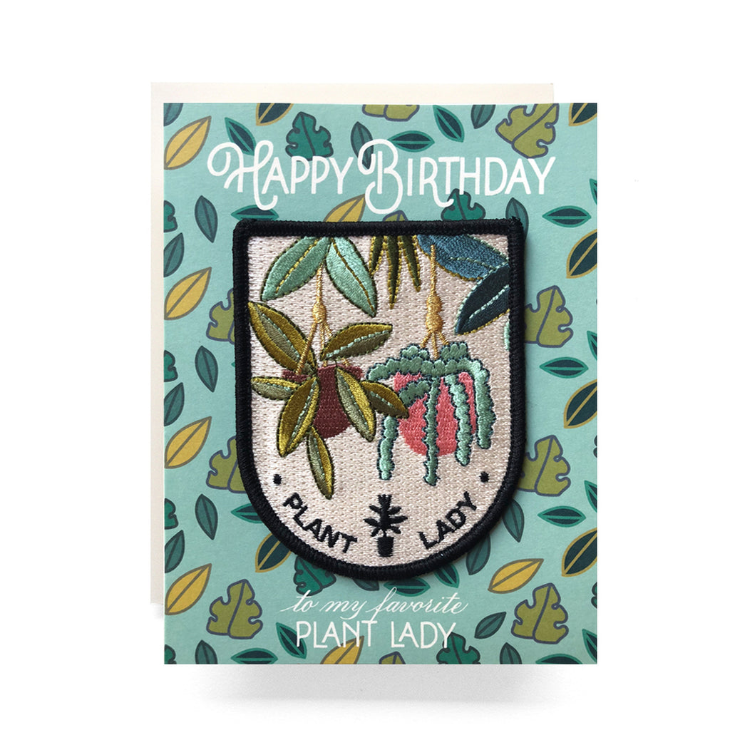 Patch Greeting Plant Lady Birthday